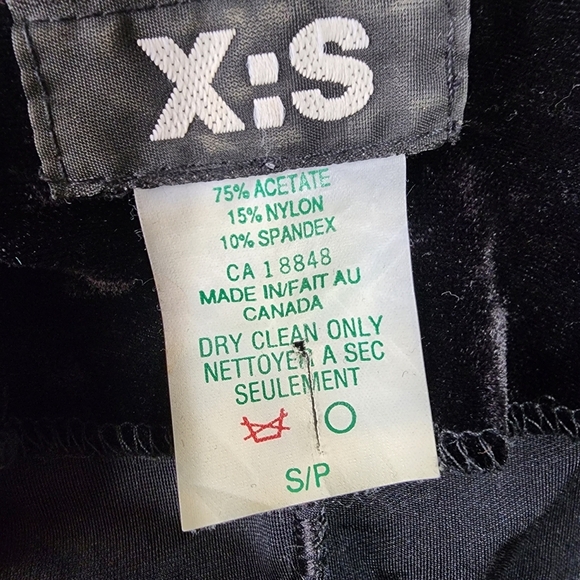 90s gothic Black Velvet Fit and Flare zipper split open longsleeve top - Picture 3 of 8